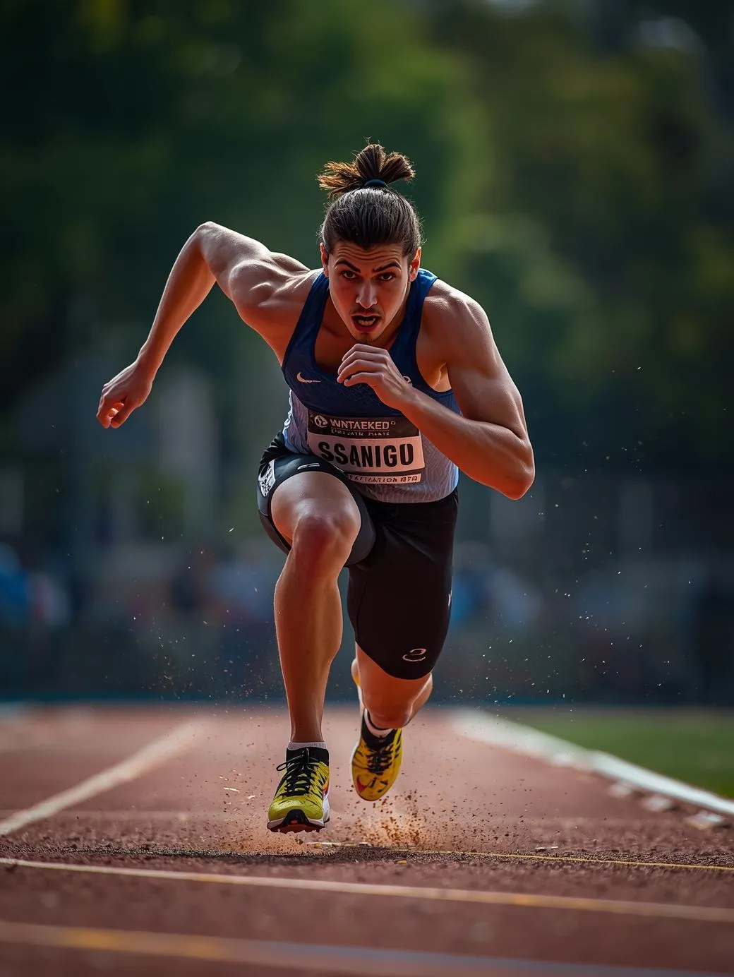 Athlete performing in high-performance ZM Exports sportswear.